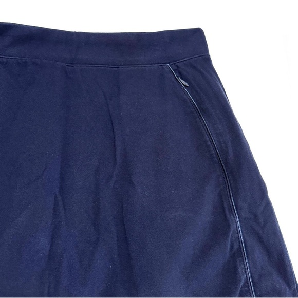 Talbots Blue Everyday Yoga Skort Size Large Pull-On Skirt - Picture 5 of 9